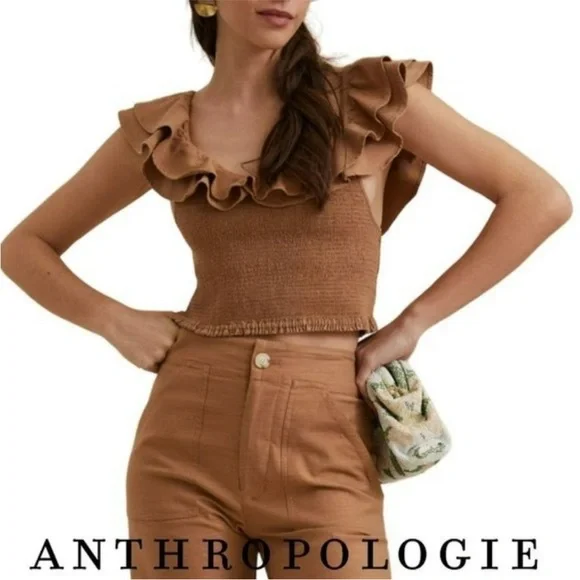 Maeve ruffle crop top - Picture 4 of 4